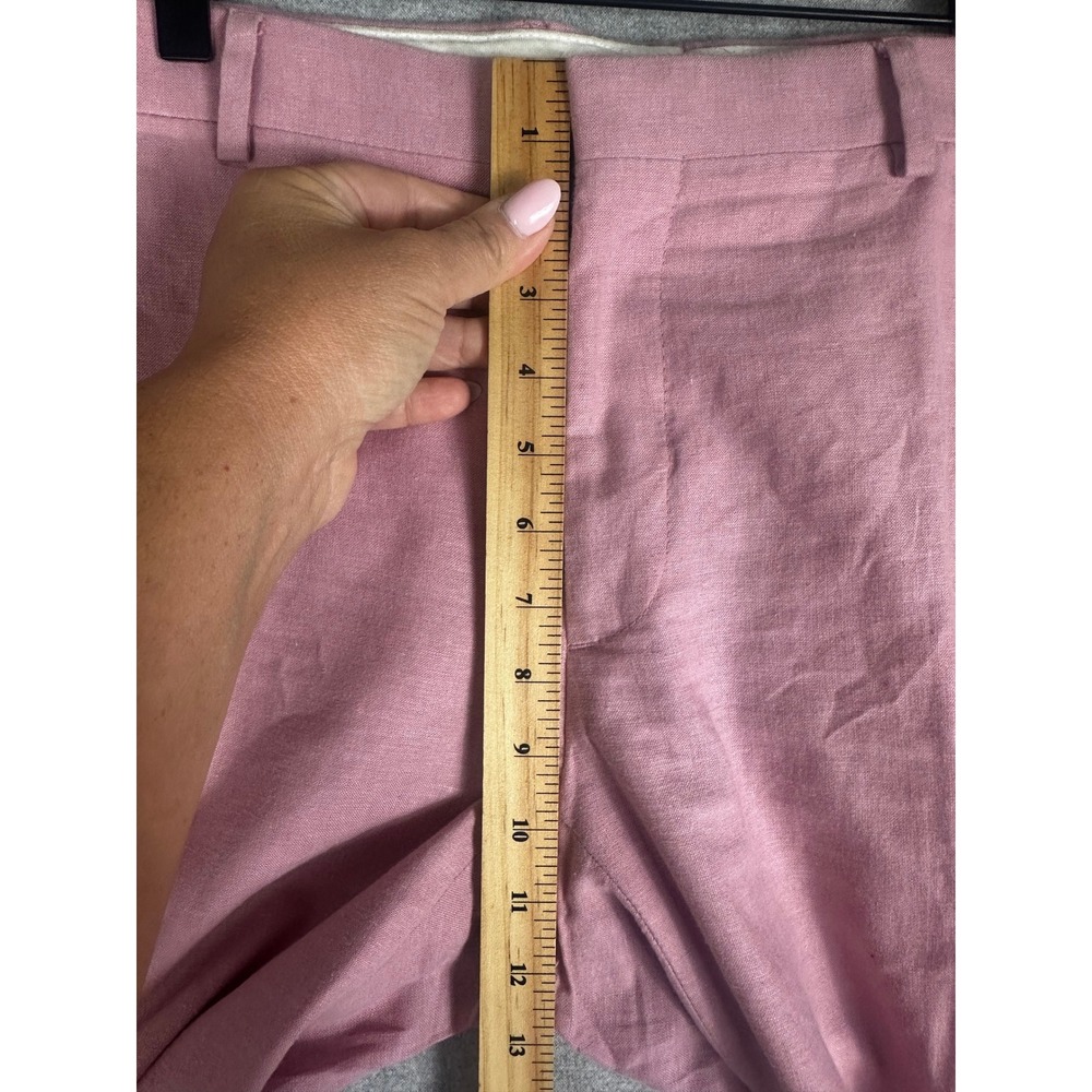 Jos A Bank Linen Suit 42L 34x34 Pink Slim Fit Linen Cotton Blend Separates - Picture 9 of 16